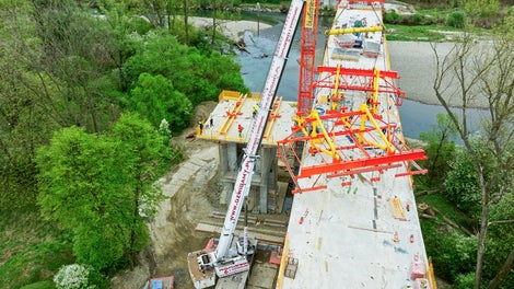 Montaż wózka nawisowego VBC<br/><br/>