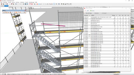 只需点击鼠标，即可自动生成完整的材料清单，您可以保存为pdf型式，或在Excel中进行编辑。