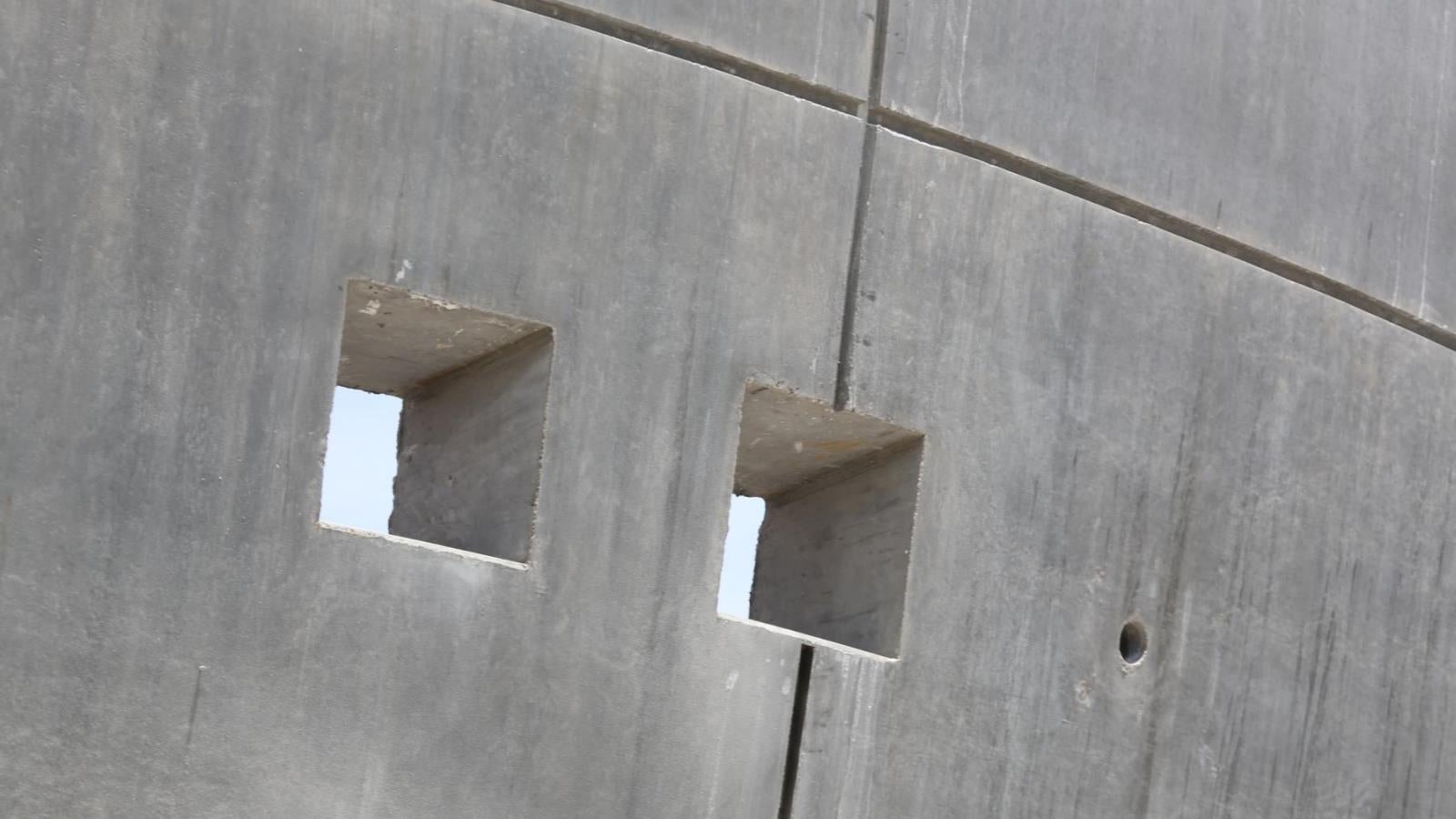 Architectural concrete and set tie pattern requirements