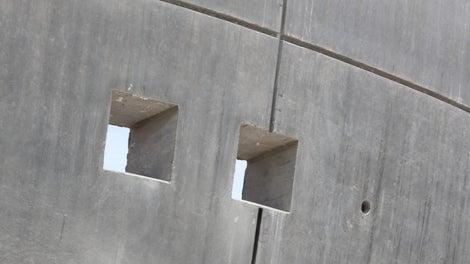 Architectural concrete and set tie pattern requirements