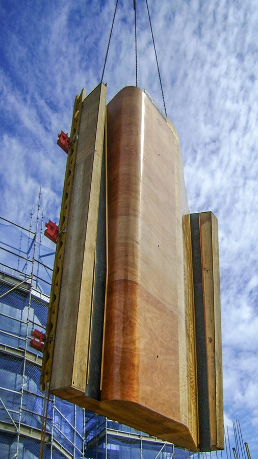 Intricate wall detail fixed to VARIO wallform<br/>