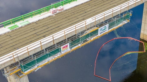 Kozákův most přes vodní nádrž Římov