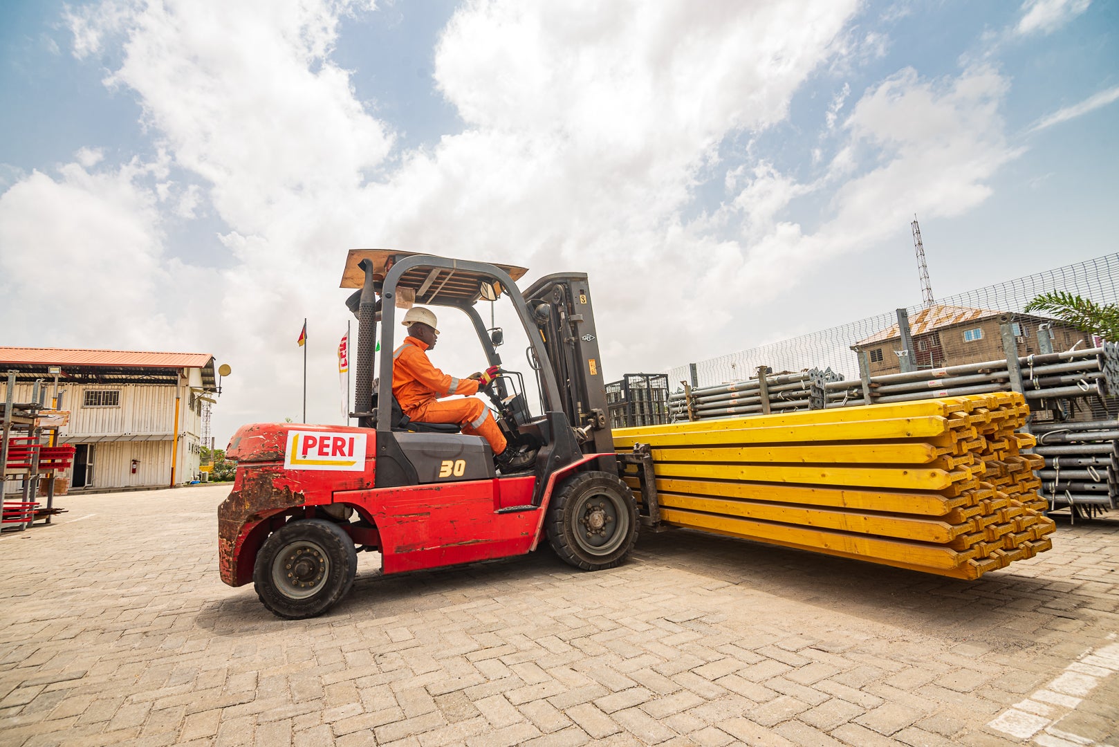 forklift in use