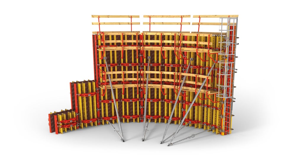 Kruhové stenové debnenie