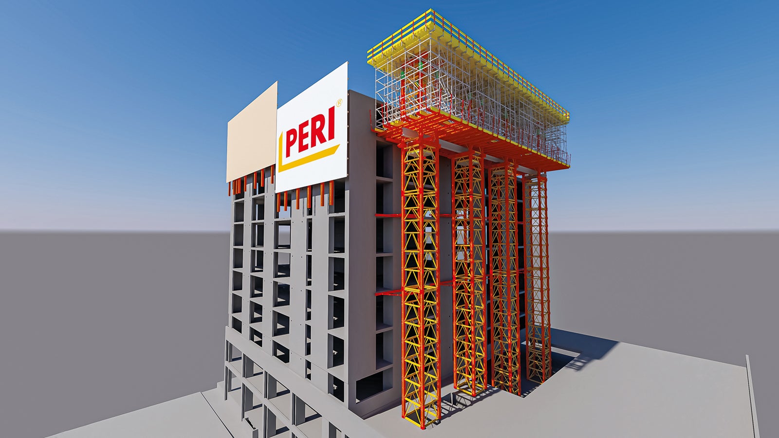Clădirea este descrisă folosind câmpul BIM 360 ° chiar înainte de începerea construcției.