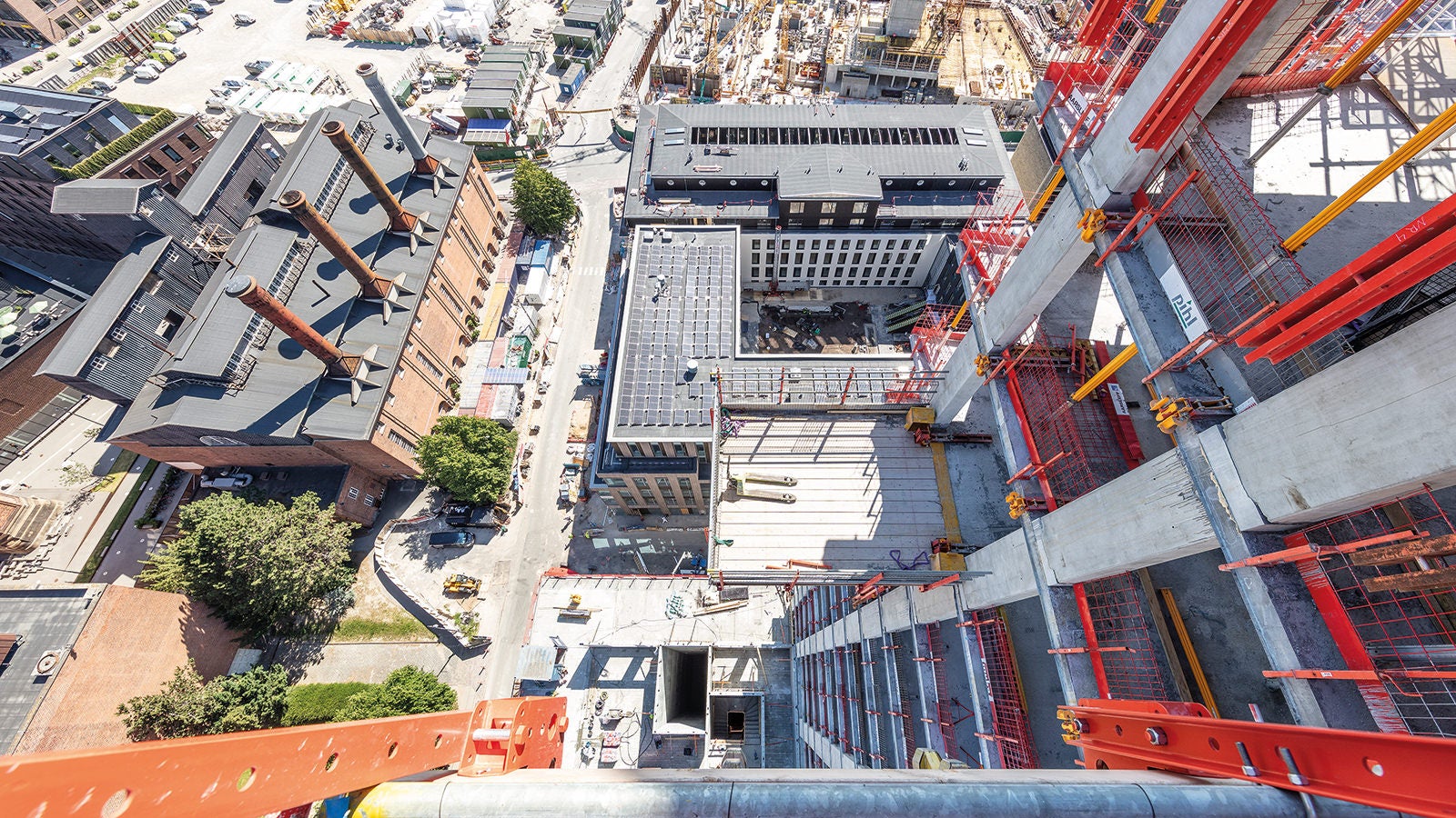 Kopenhageni südalinna ehitatakse 120 m tornmaja, mis saab linna kõrgeimaks hooneks.<br/>(Foto: PERI GmbH)<br/>